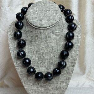 Hand knotted nut bead necklace